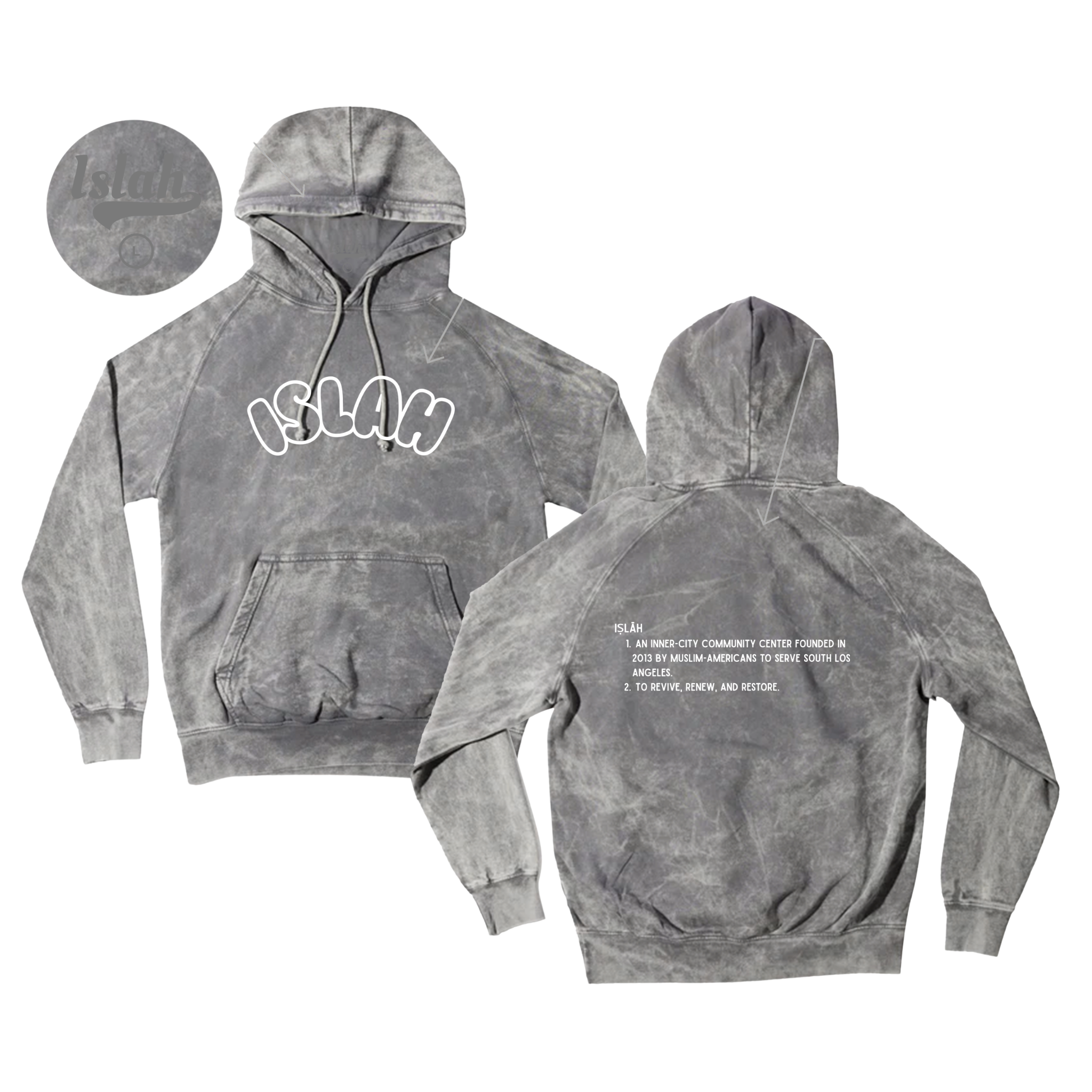 Grey Storm Hoodie